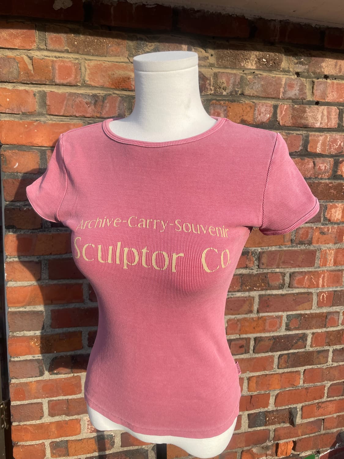 스컬프터 더스트핑크 반팔 니트 상품이미지7