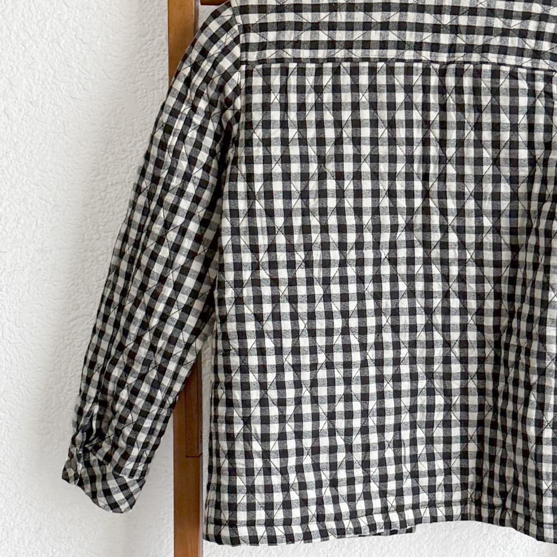 체크 모리 패딩 자켓 상품이미지7