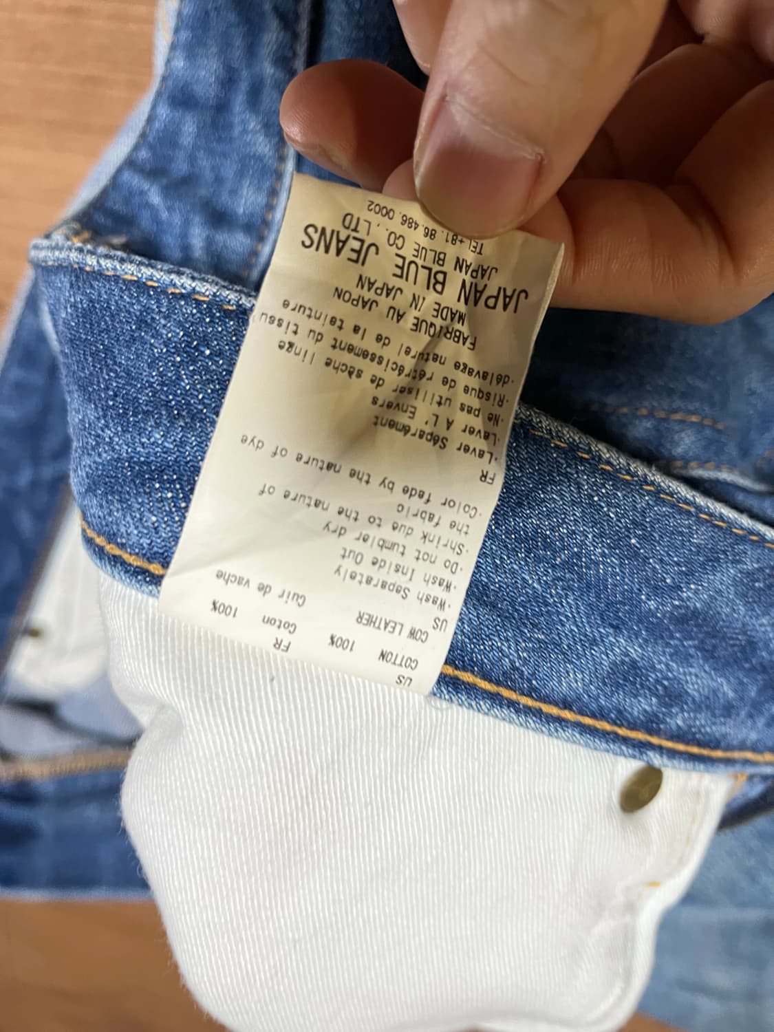 Japn Blue J504 Circle 12.5oz  Selvedge 상품이미지5