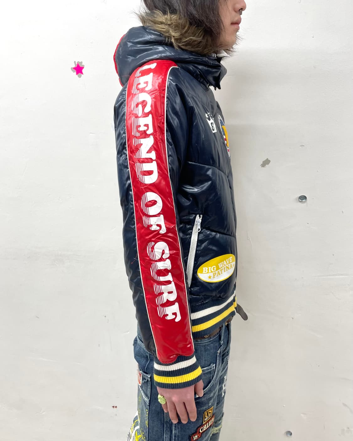 Retro Glossy Star Padding  상품이미지5