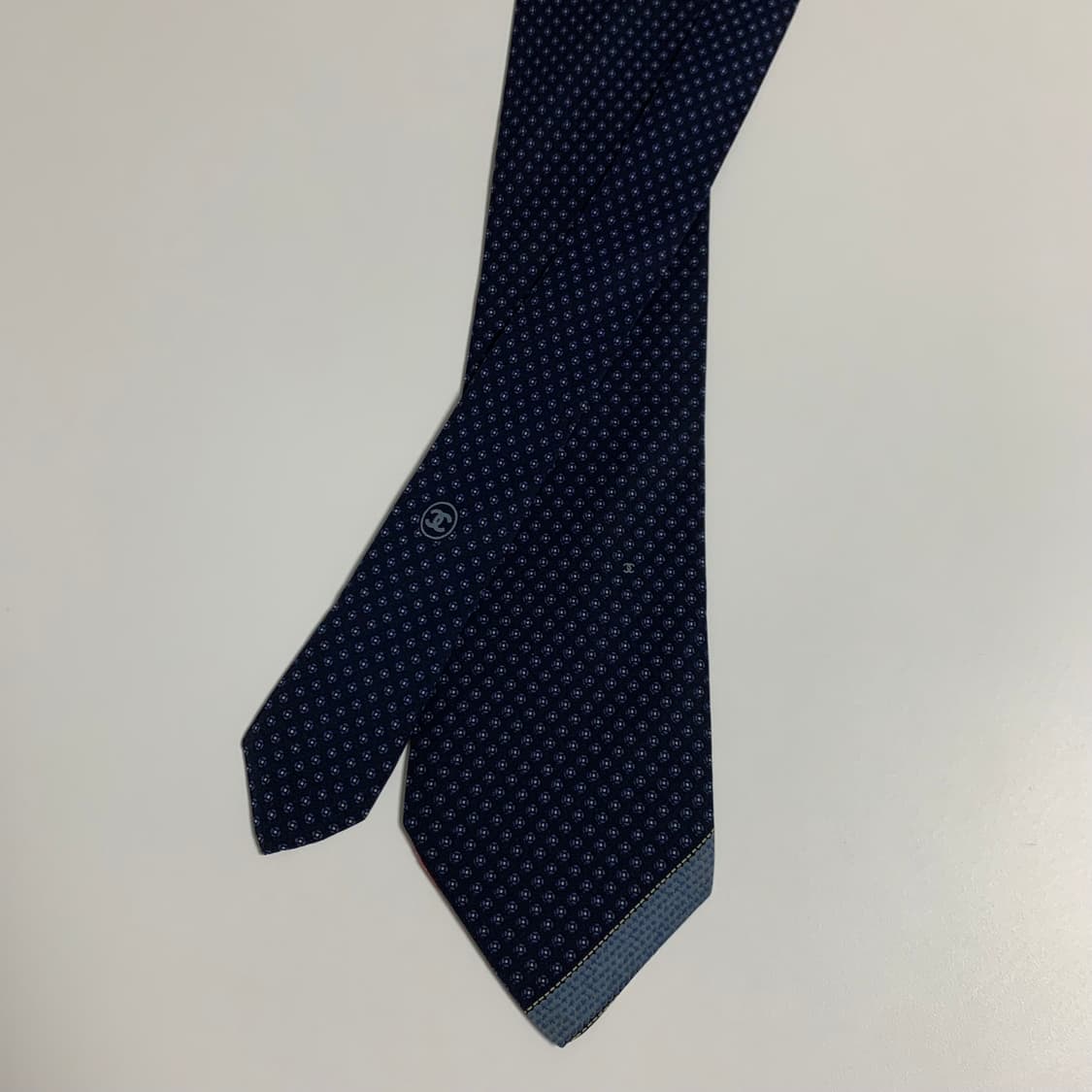 샤넬(CHANEL) 명품 100실크 빈티지넥타이 A등급 상품이미지3