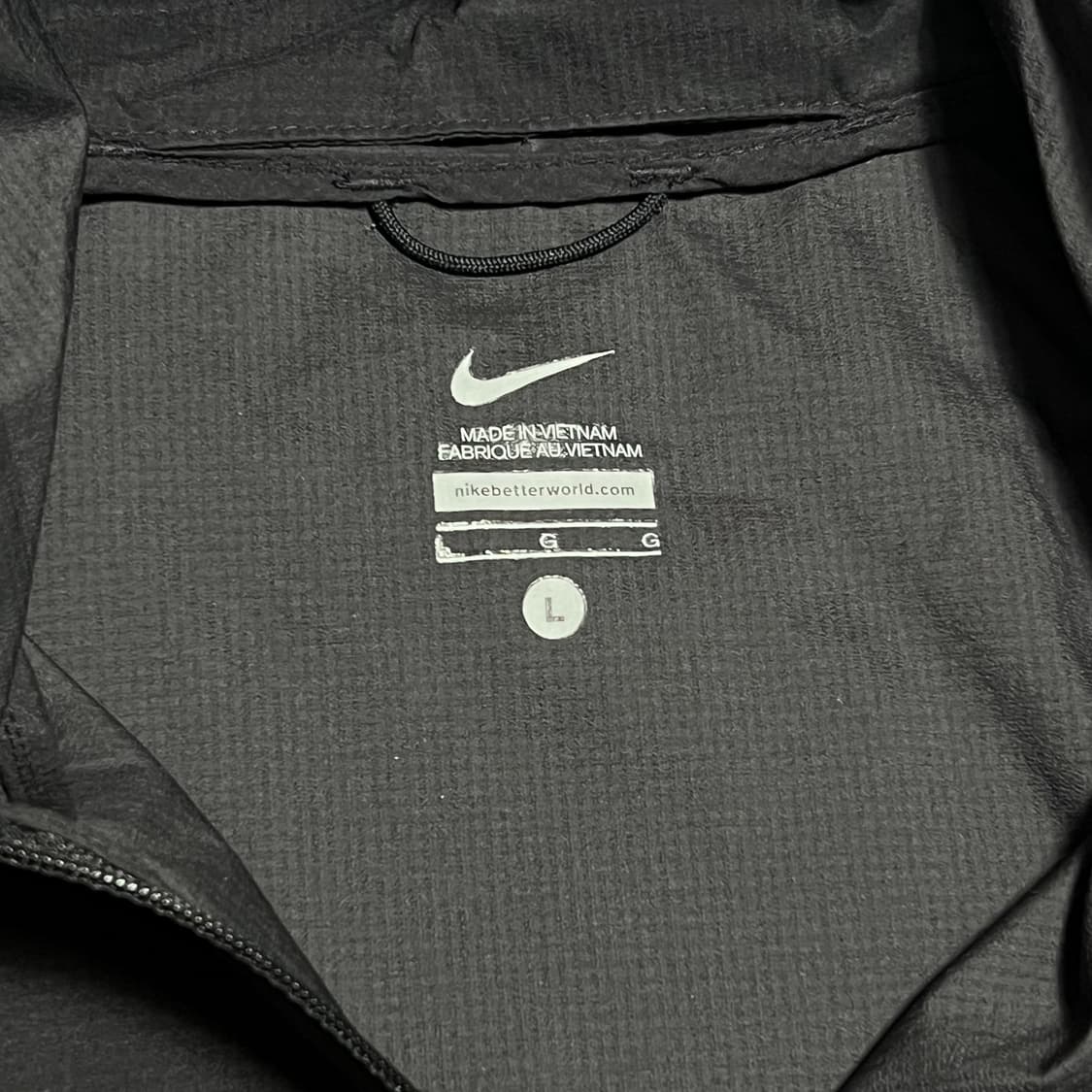 Nike 러닝 블랙 후드 바람막이 상품이미지3