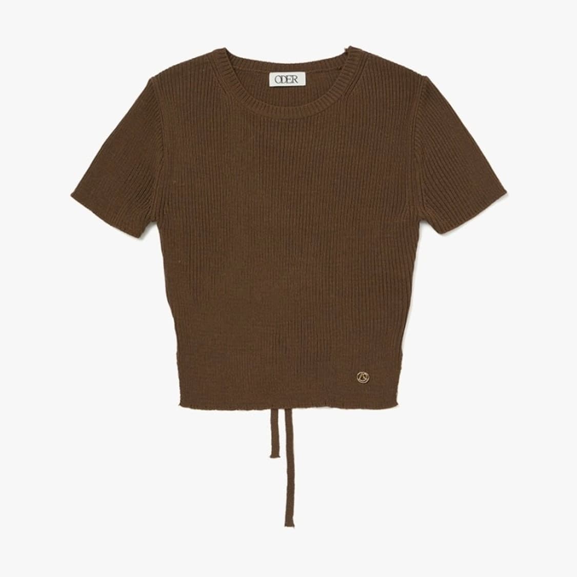 오디에르(ODER) 린넨 스트링 풀오버 반팔 니트 상품이미지3