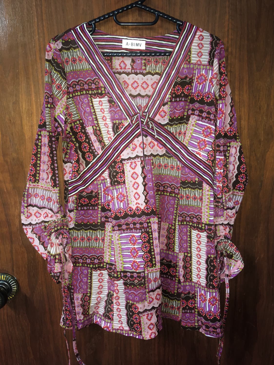 히피 에스닉 셔링 블라우스 상품이미지1