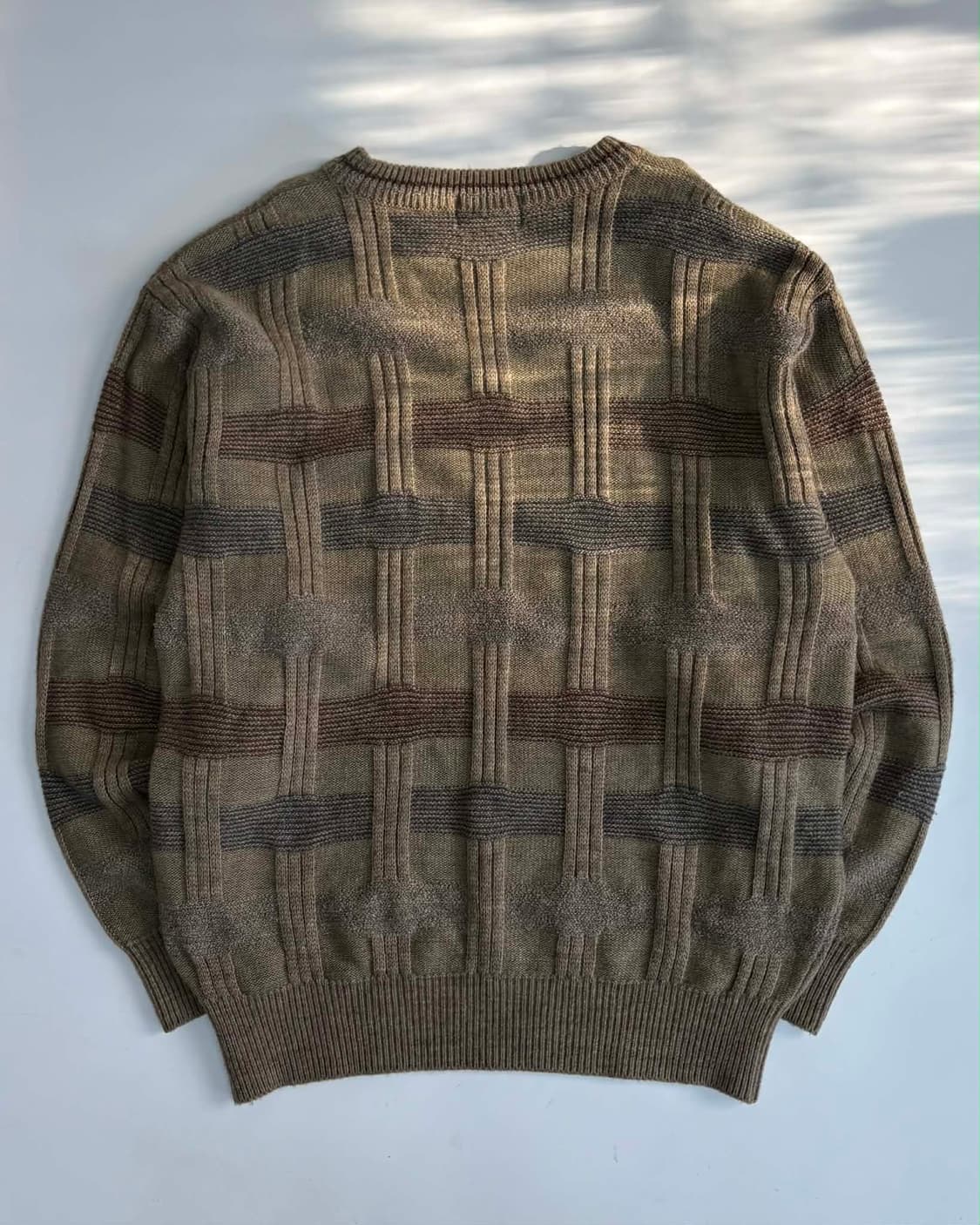 [M] Vulgaris 90s 일본 빈티지 블렌드 니트 스웨터 상품이미지2