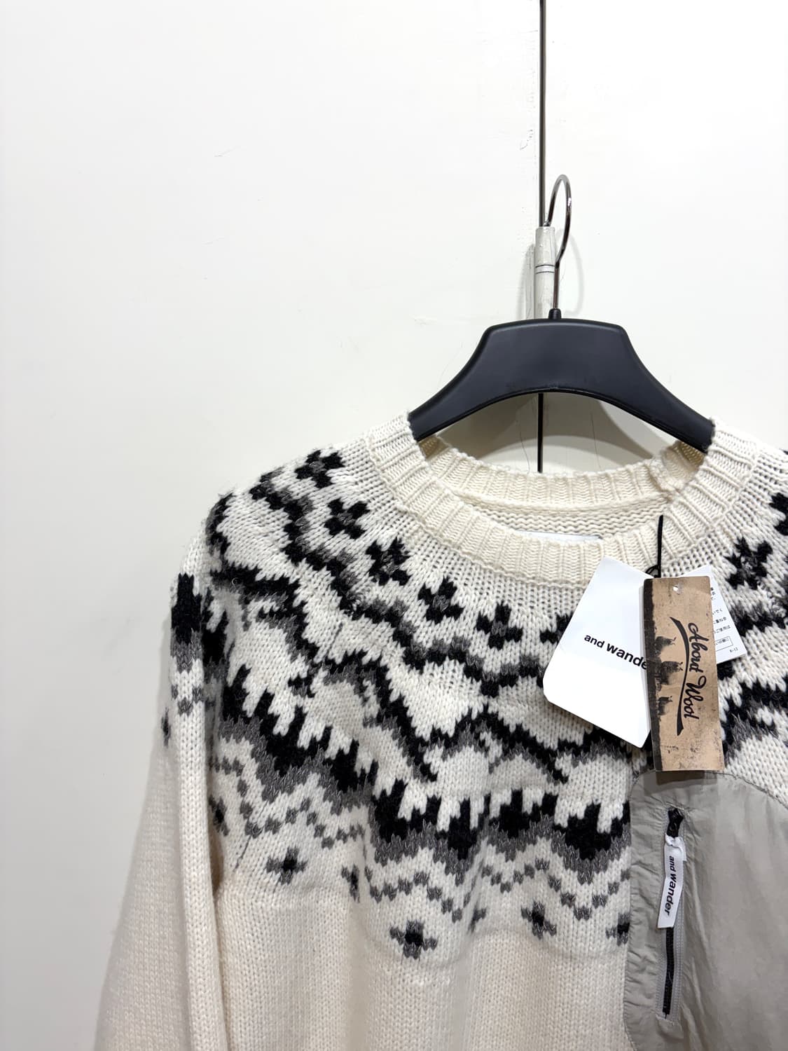 23FW 앤드원더 로피 페어 니트 스웨터 상품이미지4