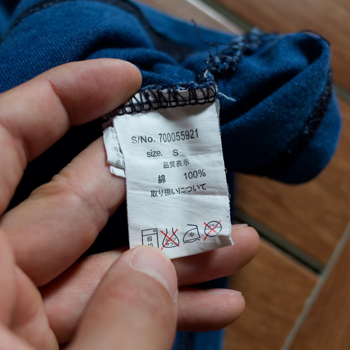 Blue Blue pocket cotton 1/2 tee 상품이미지5