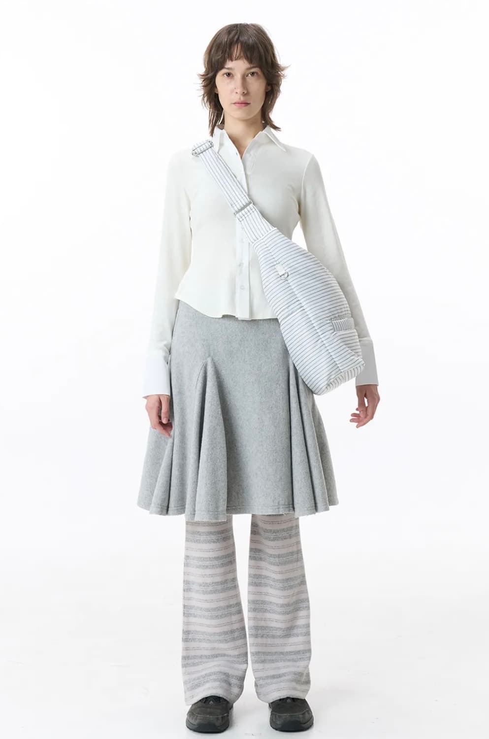 @공홈 품절 파히섬 부츠컷 STRIPE SLIM BANDING PANTS 상품이미지3