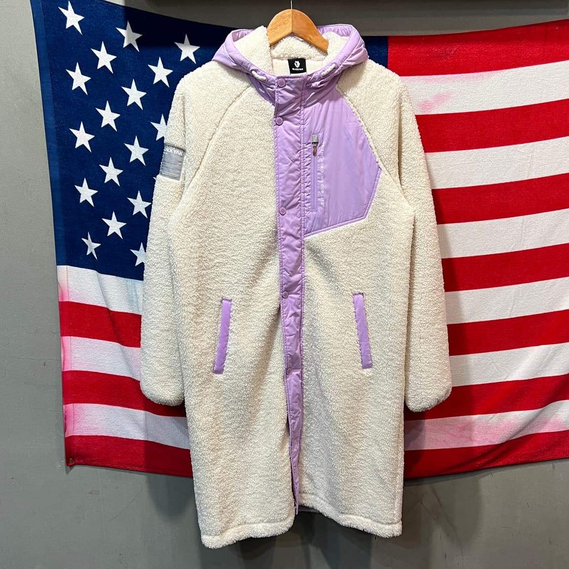 블랙야크 플리스 롱 코트 상품이미지1