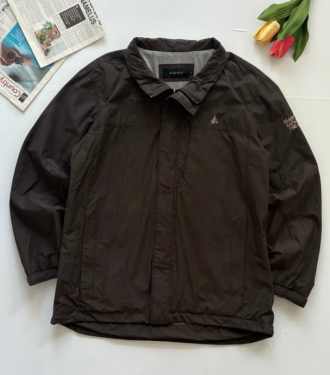 빈폴 초코 x 브라운 바람막이 점퍼 상품이미지2