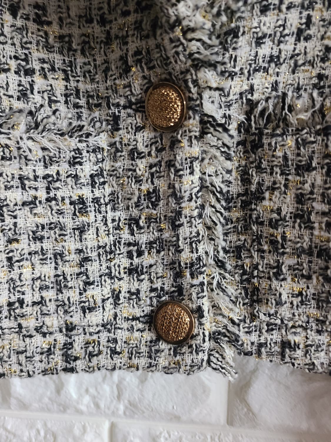 MILLRUWYA  크롭 트위드 자켓(s) 상품이미지2