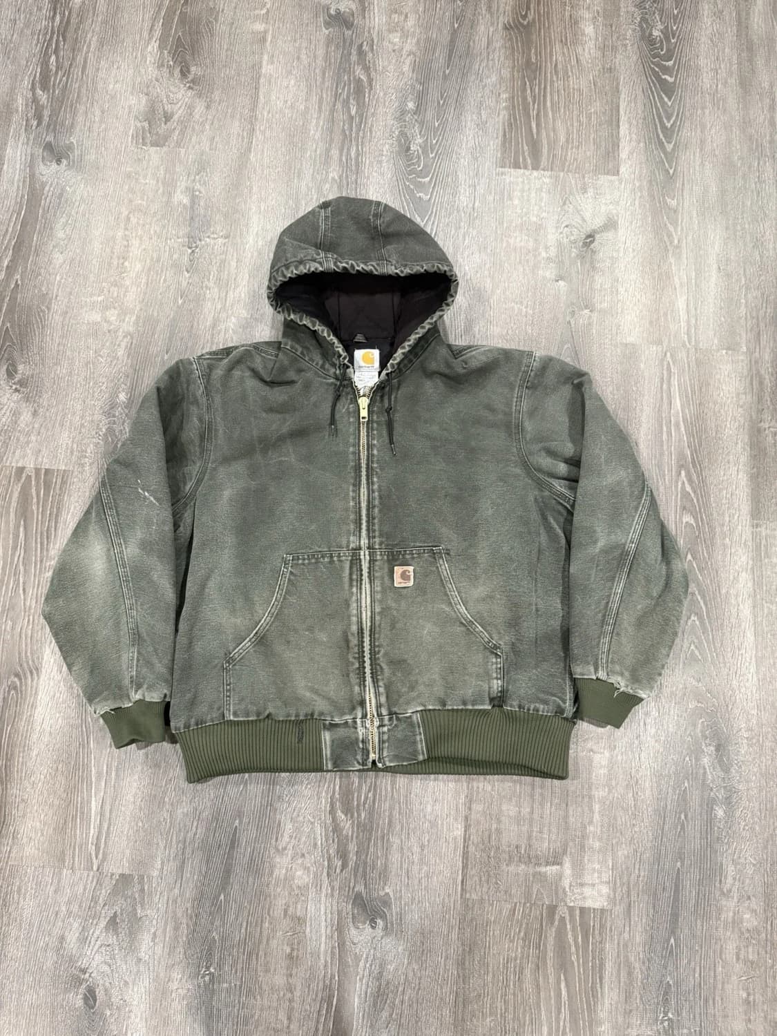 칼하트 J130 덕 액티브 자켓 모스그린 상품이미지1