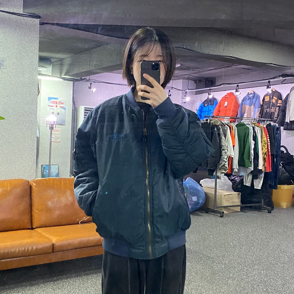 Captain Wevic 네이비 ma1 항공점퍼 B4304 상품이미지1