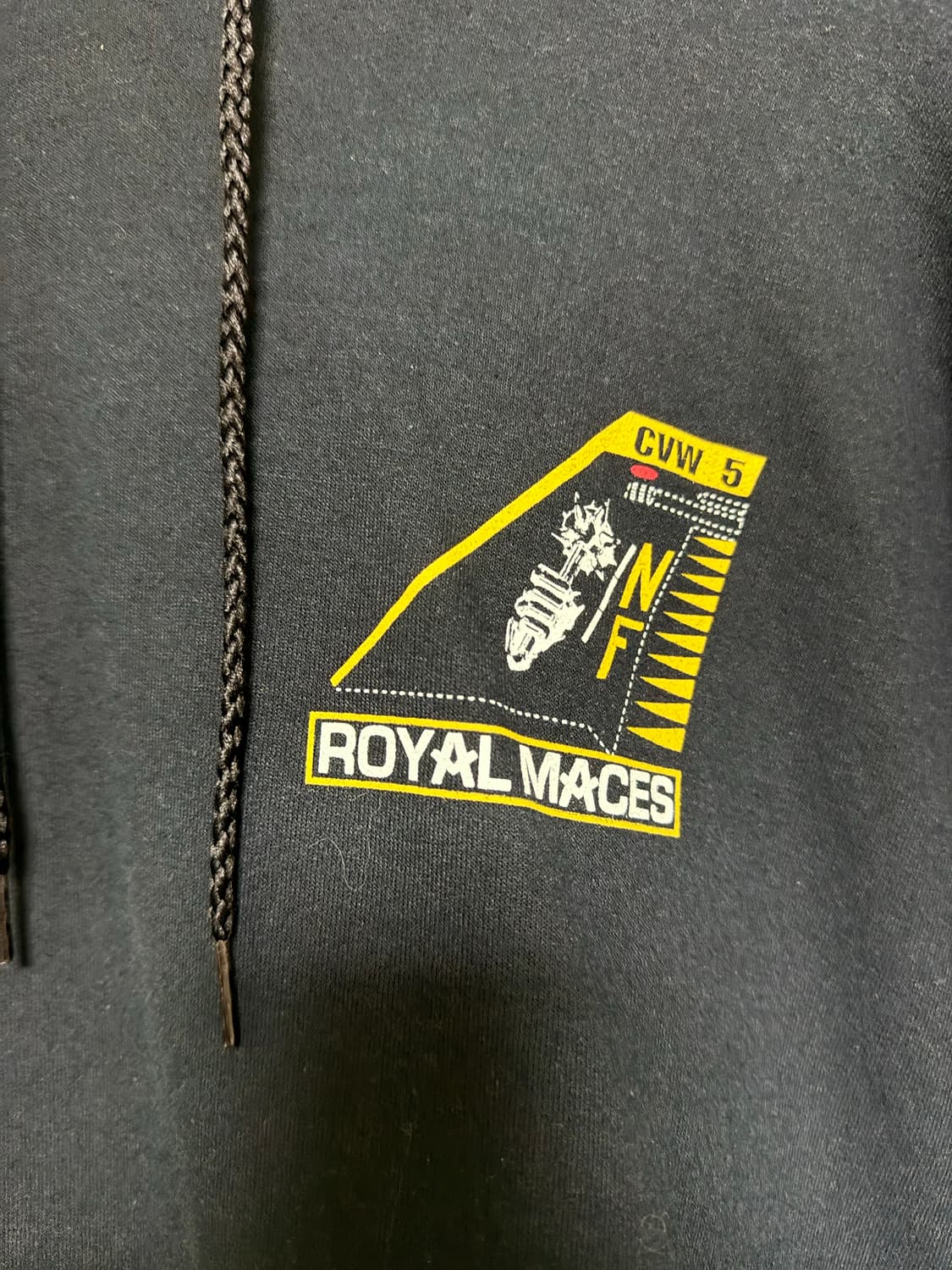 XL 빈티지 헤인즈 무사 그래픽 후드티 상품이미지3