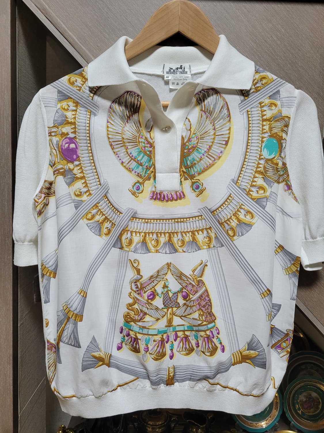 정품 에르메스 폴로 카라 티셔츠 상품이미지1