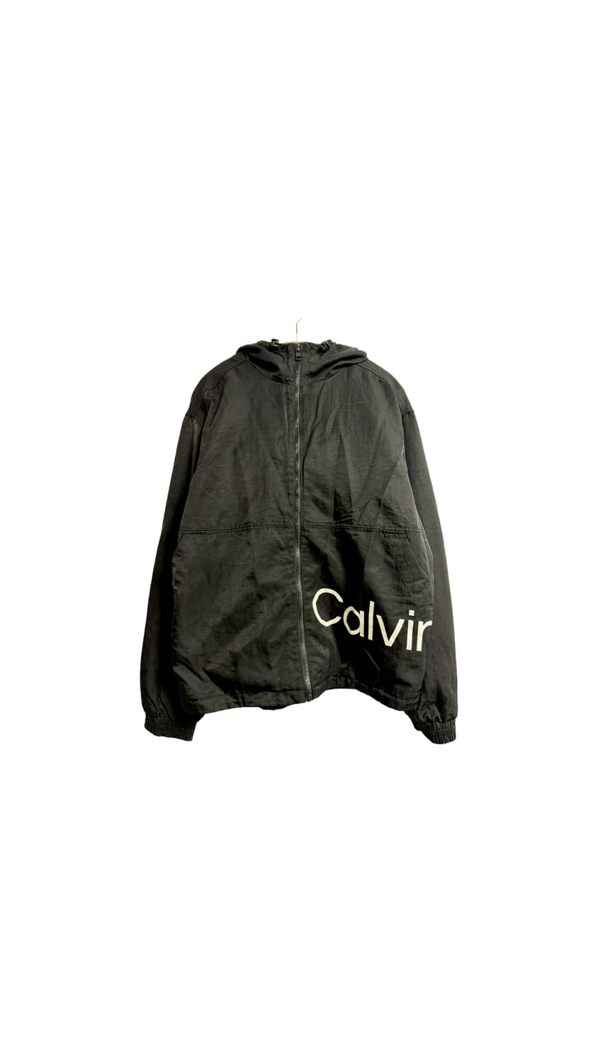 캘빈클라인 블랙 나일론 윈드브레이커 재킷 상품이미지1