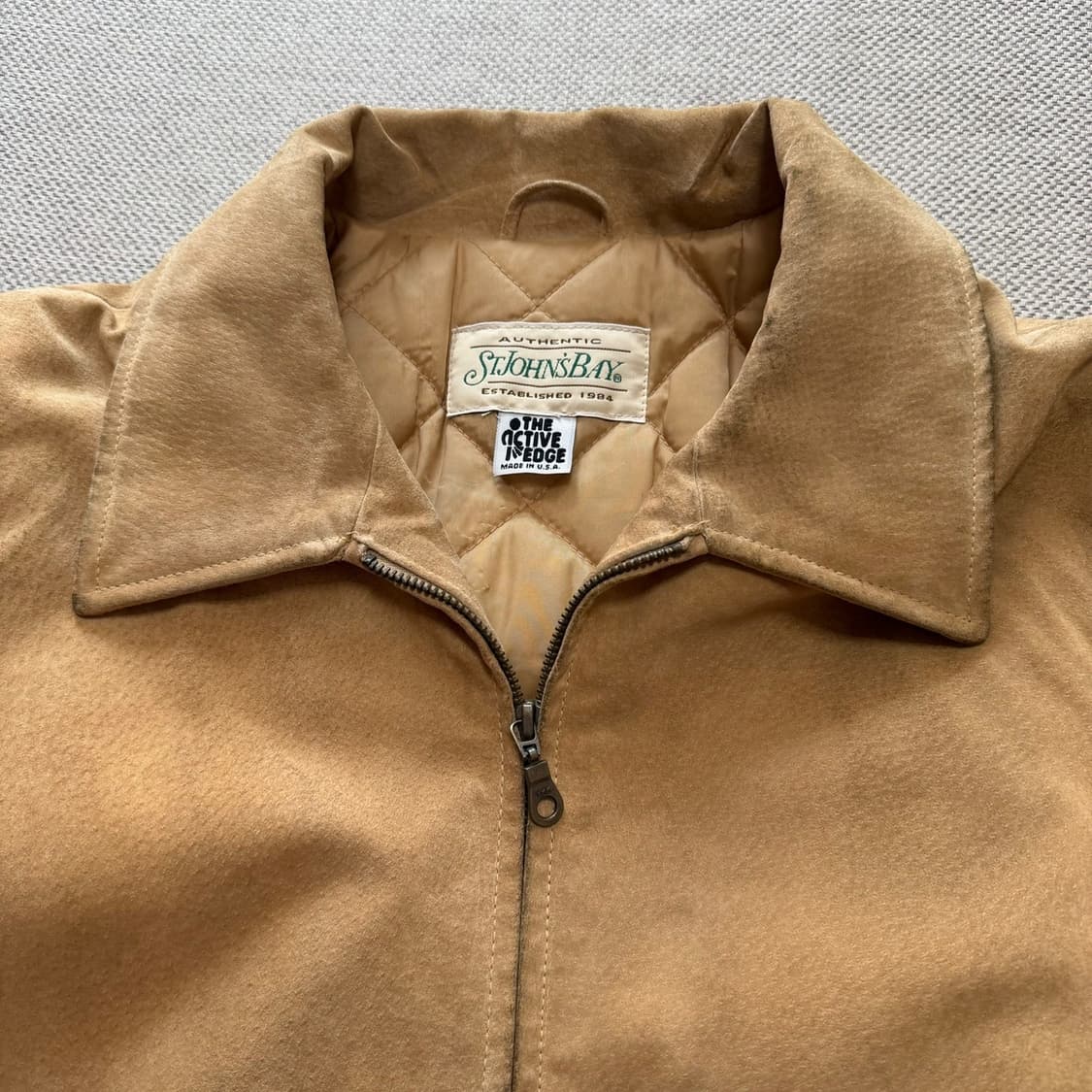 세인트존스베이 스웨이드 카라 바시티 자켓 상품이미지2