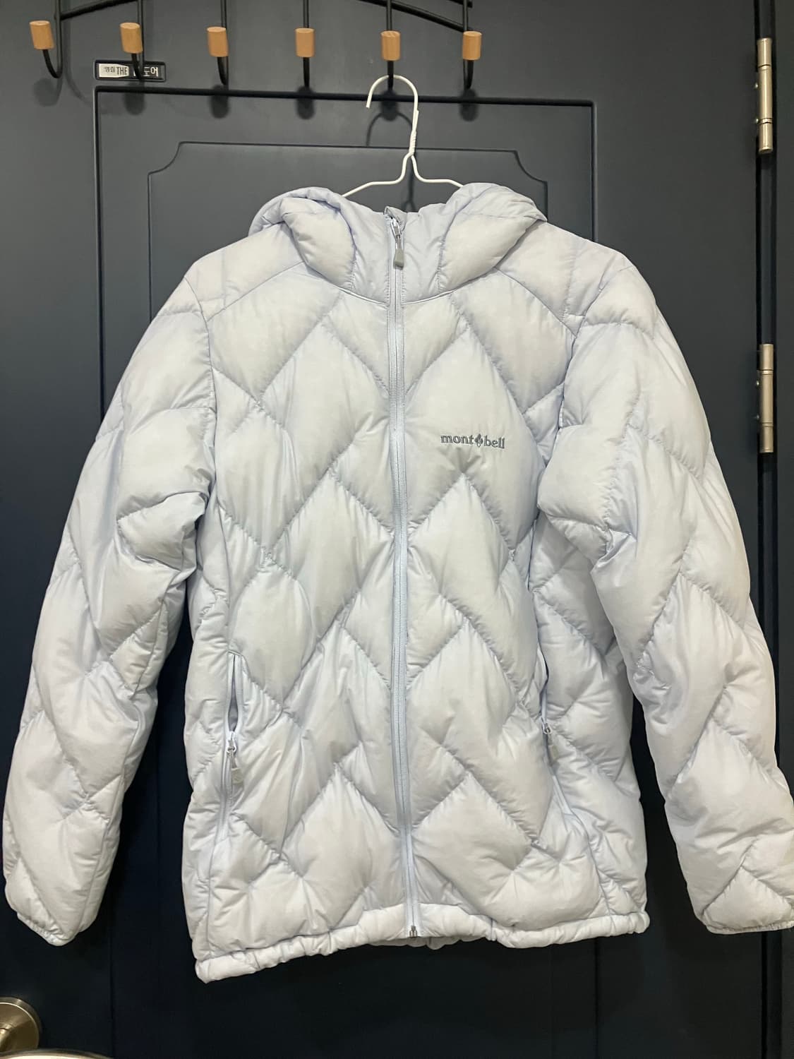 몽벨 네이지 다운 파카 라이트블루_L size 상품이미지2