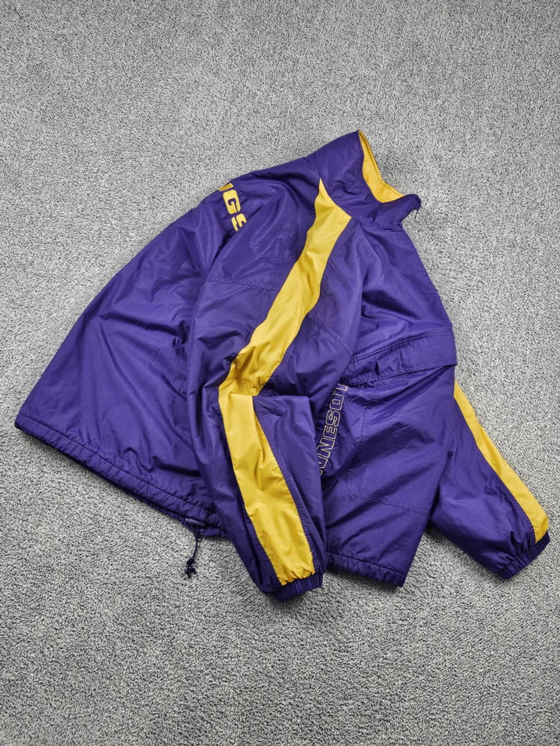 NFL 미네소타바이킹스 로고에슬레틱 하프집업 자켓 (2XL)/ 10171 상품이미지4