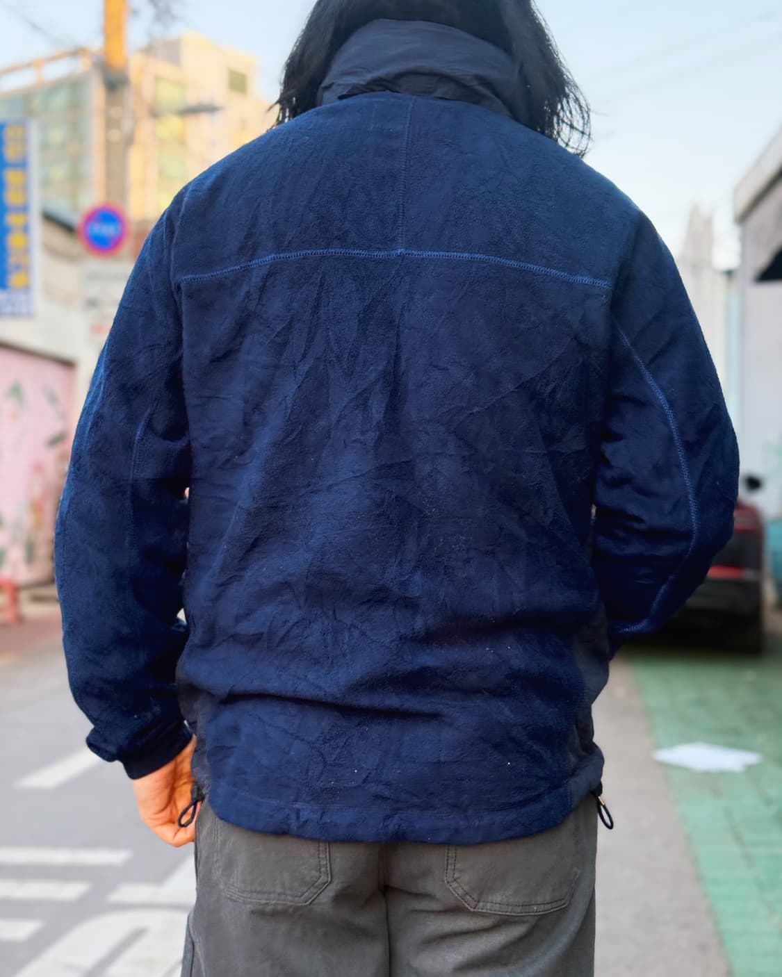 90‘s 폴로 스포츠 자수 플리스 집업 M 상품이미지8