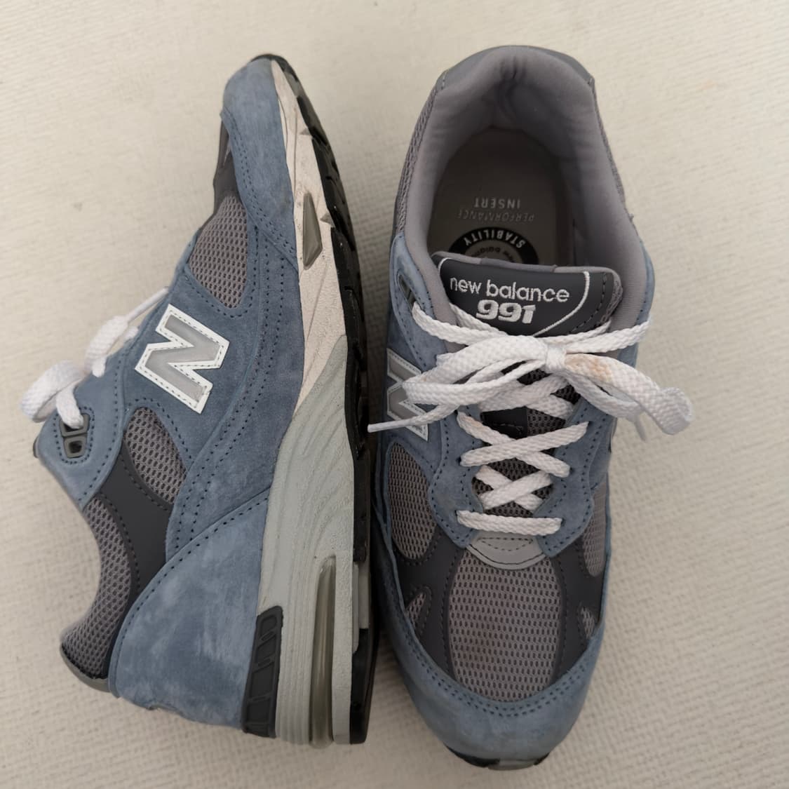 뉴발란스 991 더스티블루 (W991BGG) 여성 255 사이즈 상품이미지5