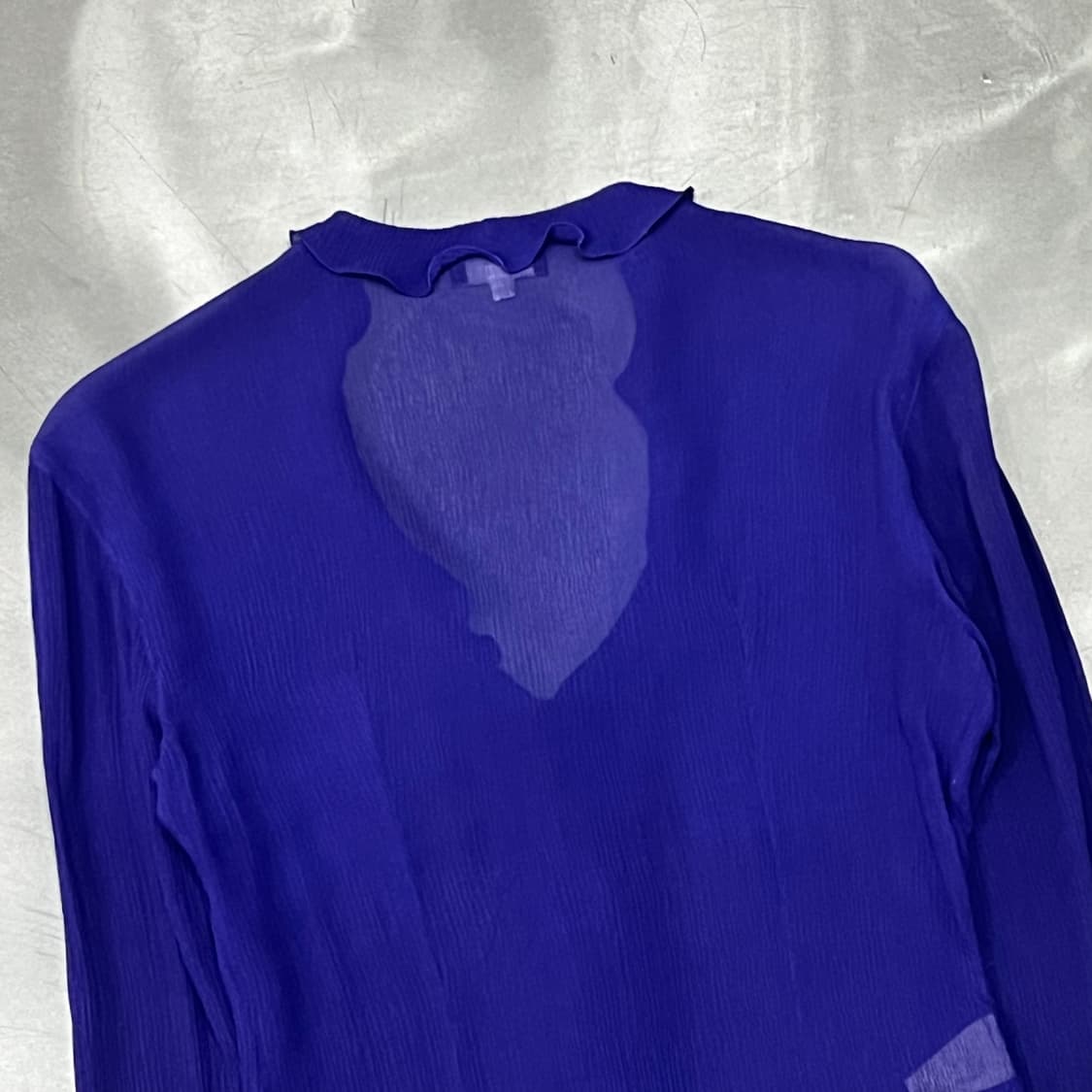  조르지오 아르마니 프릴 실크 블라우스 y15999 상품이미지5