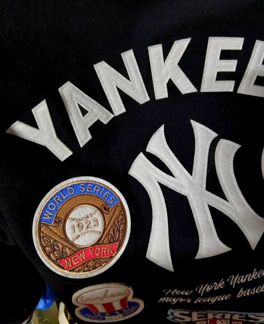 (새상품) 뉴에라 뉴욕양키스 월드시리즈 패치 자켓 해외XL (110) 상품이미지5
