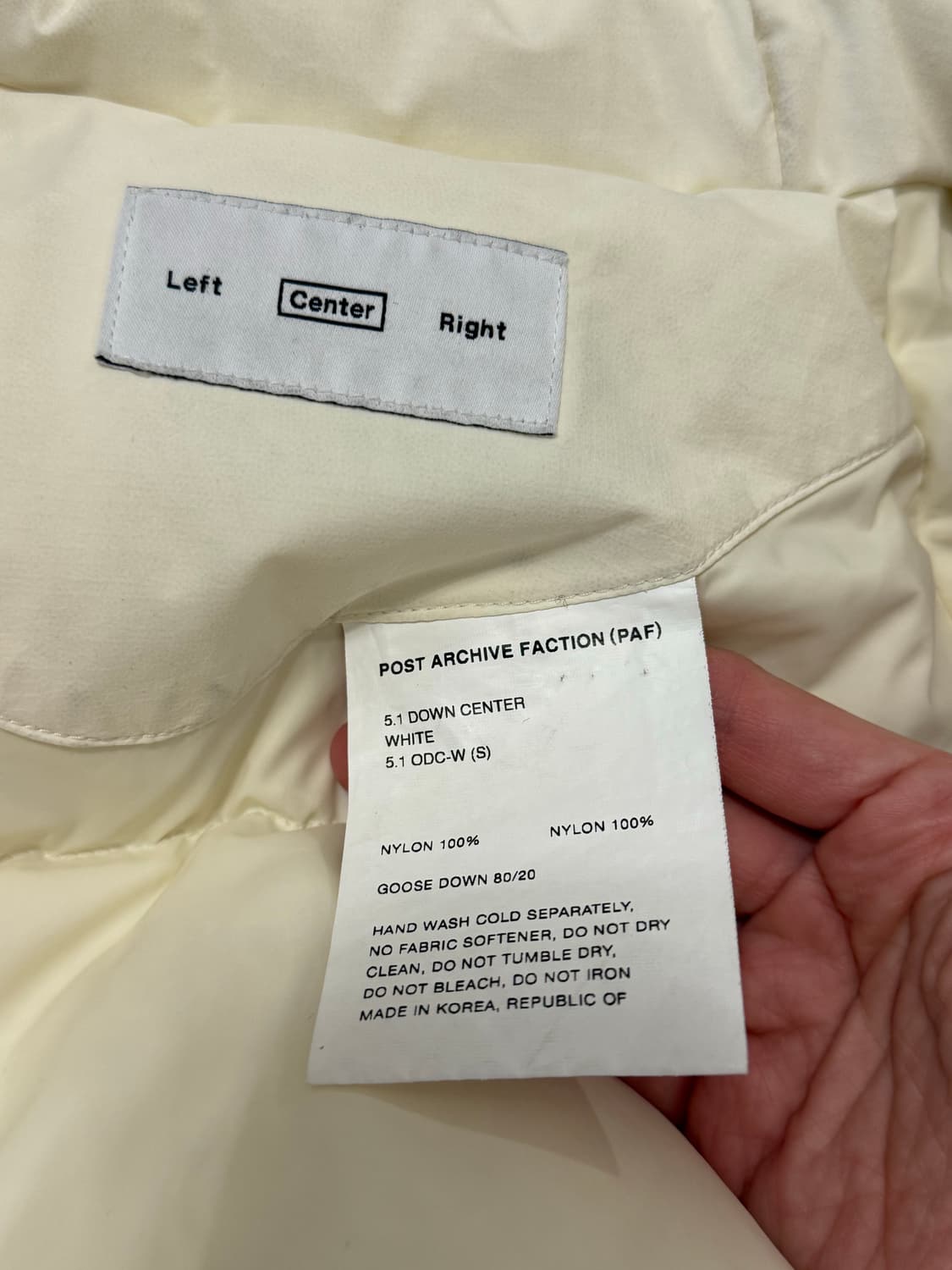 파프 paf 5.1 ODC (S) 패딩 상품이미지7