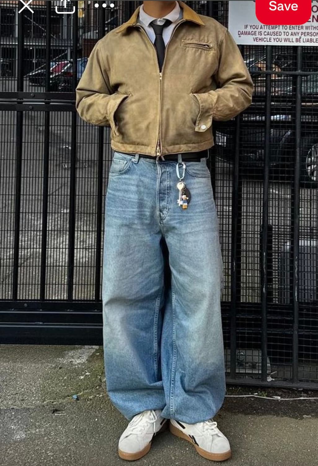 astro baggy jeans- 배기 데님 light blue wash 상품이미지2