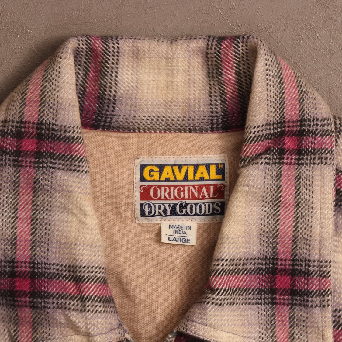 90's 헤비 플란넬 체크 자켓 A1451 상품이미지3