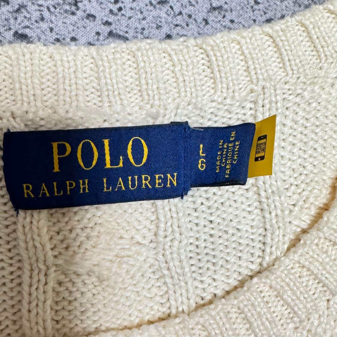 ✨ (바배) 폴로 랄프로렌 울 케이블 니트  상품이미지3