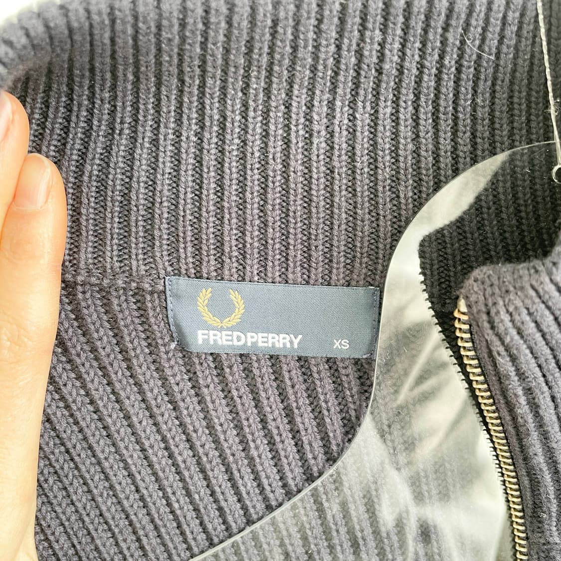  F2 프레드페리 투웨이 니트집업 가디건 90-95사이즈 상품이미지5
