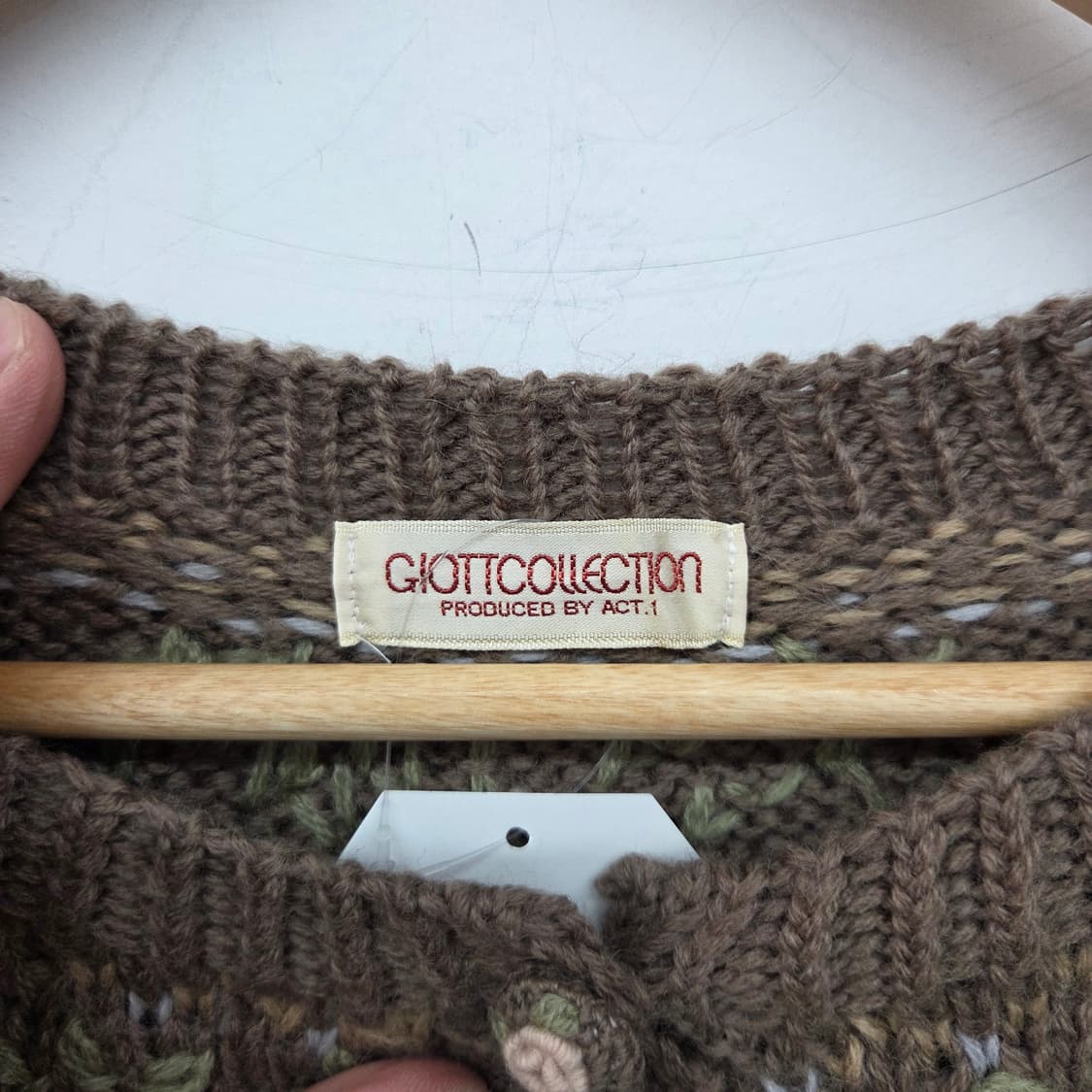 핸드메이드 플라워 자수 가디건 여m 상품이미지3