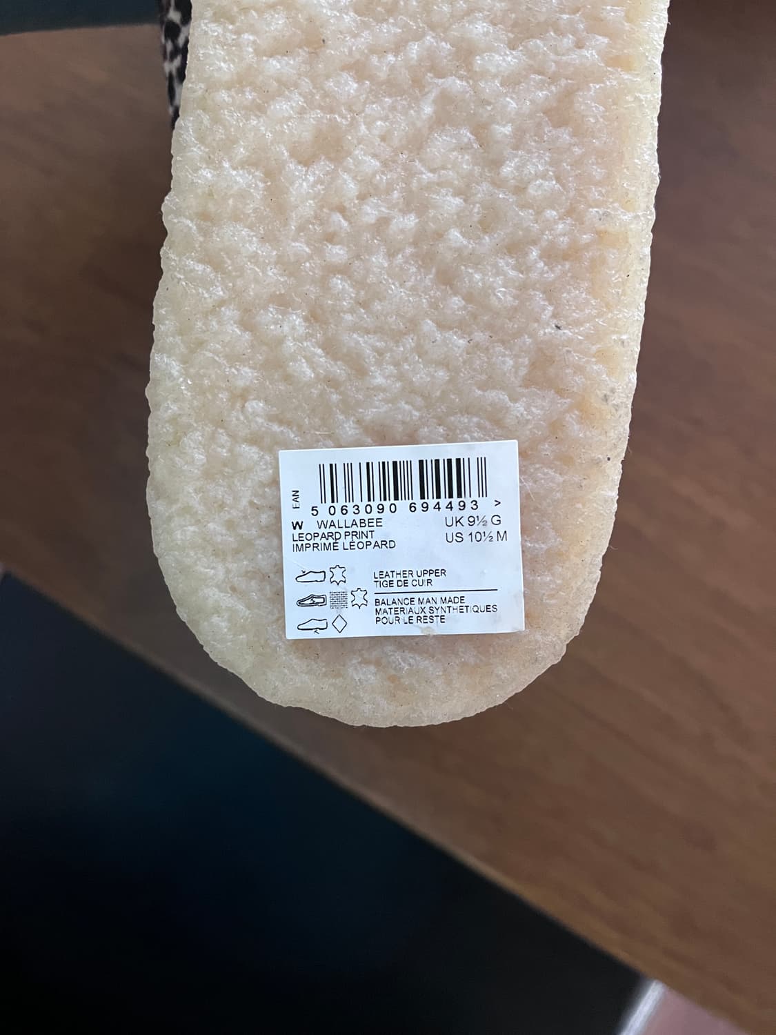 [새상품,uk9.5] 클락스 왈라비 하라주쿠 레오파드 상품이미지3