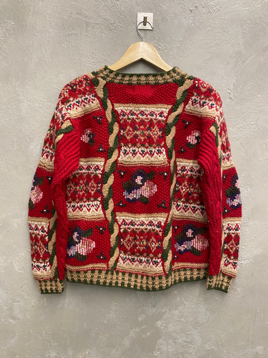 [M] MOOZY'S OOPS OOF'sT 빈티지 핸드 울 니트 상품이미지4