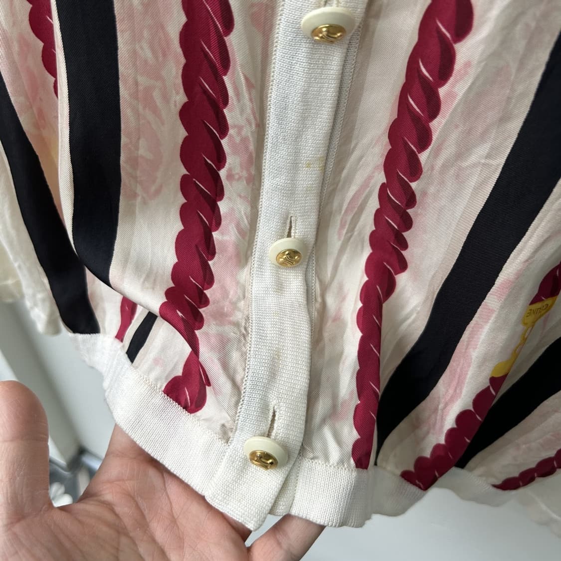 15903 - 셀린느 프린팅 버튼 가디건 상품이미지5