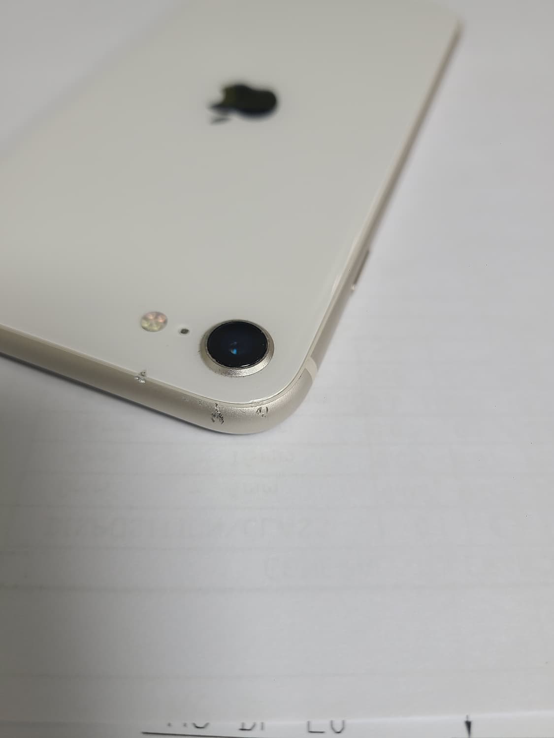 아이폰 se3 화이트 128g 한국판 배터리85 상품이미지6