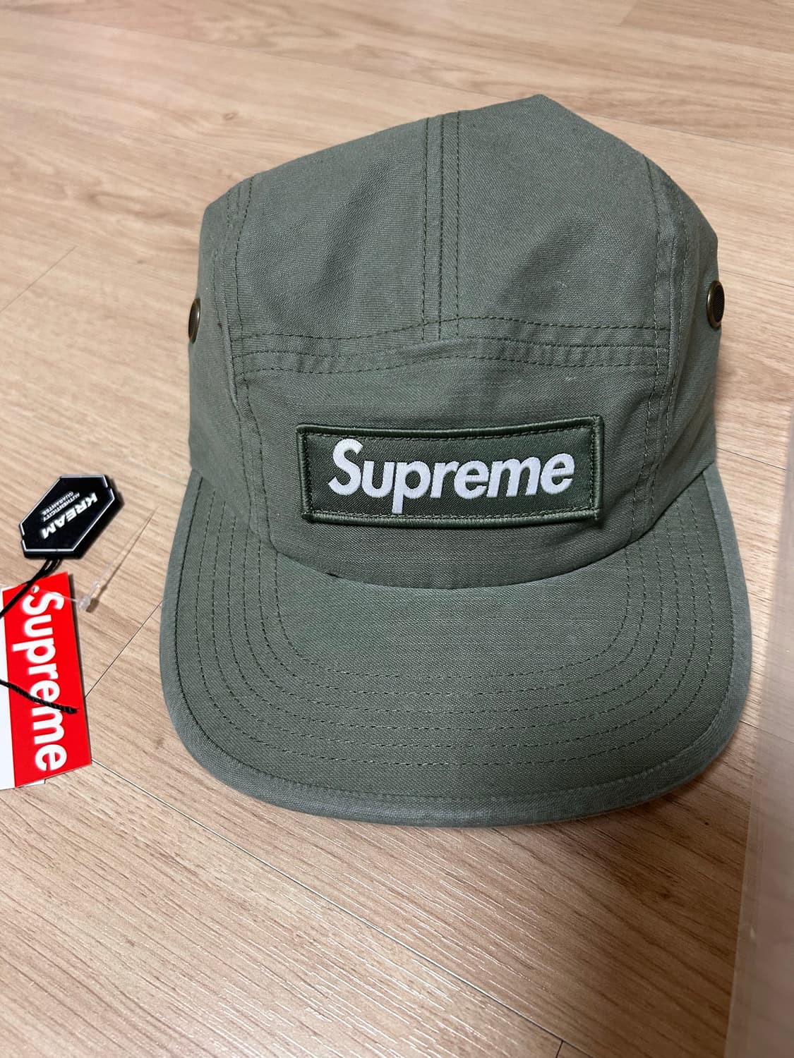 슈프림 캠프캡 밀리터리 올리브 상품이미지2