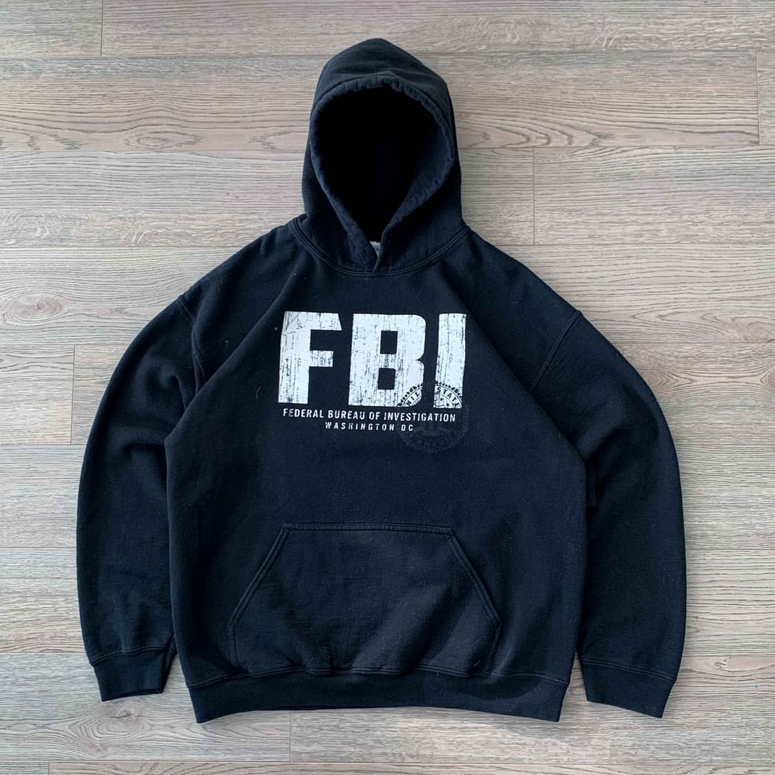 빈티지 OG FBI 후드티 상품이미지1