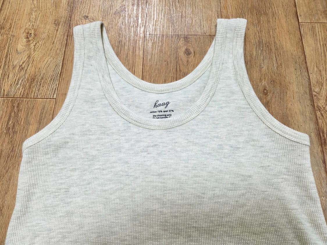 헤이그(haag) 그레이 와플티셔츠 55-66 새상품 상품이미지2