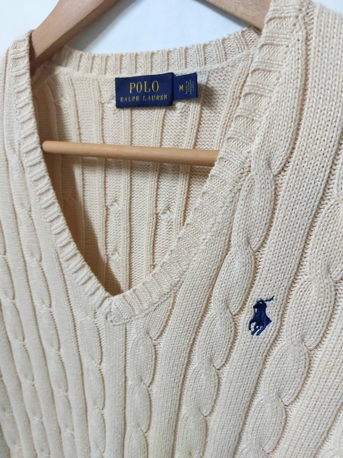 폴로 랄프로렌 면 니트 M 상품이미지2