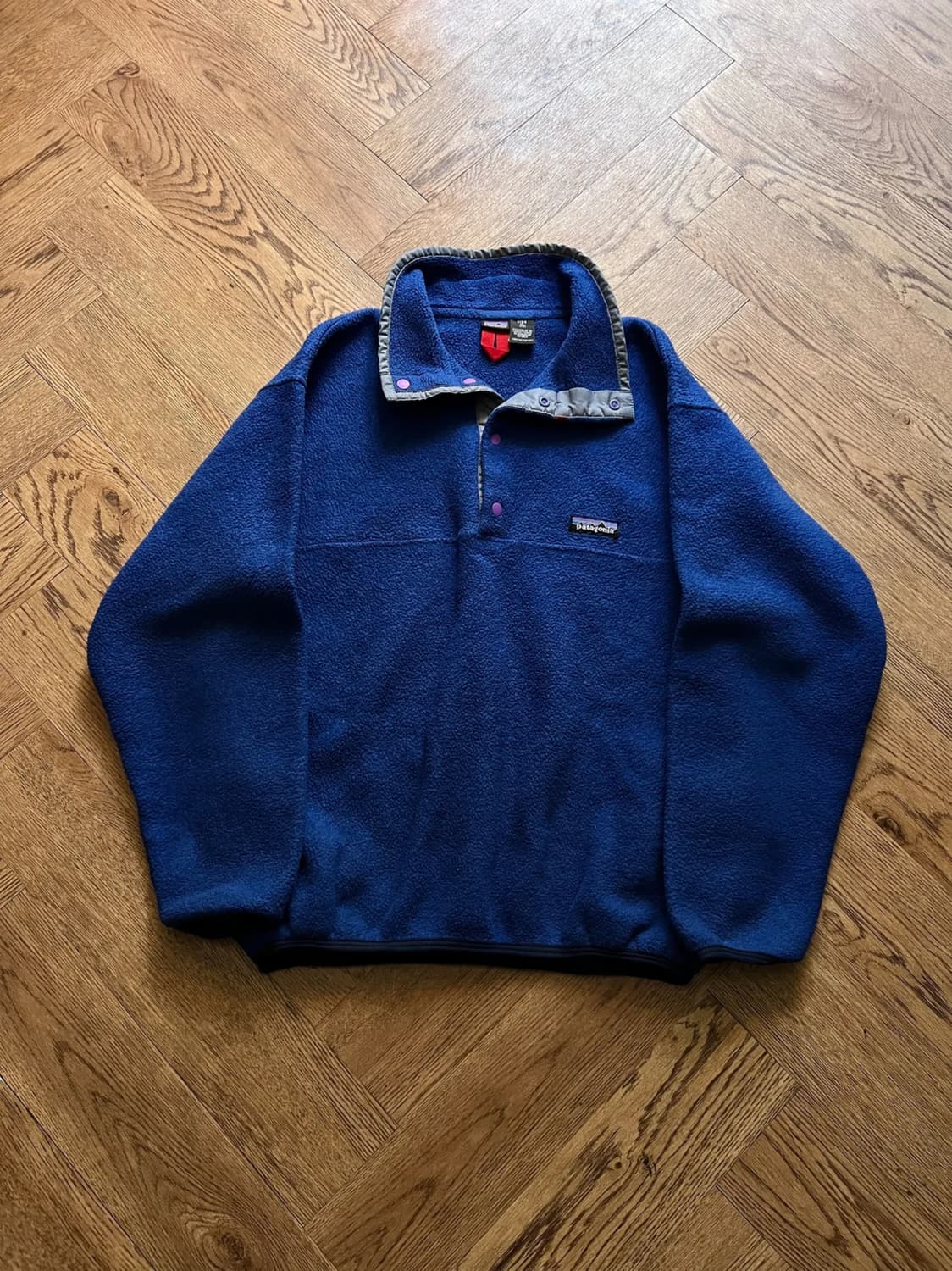 [Kids XL]90's 파타고니아 신칠라 블루 아노락 플리스 상품이미지1