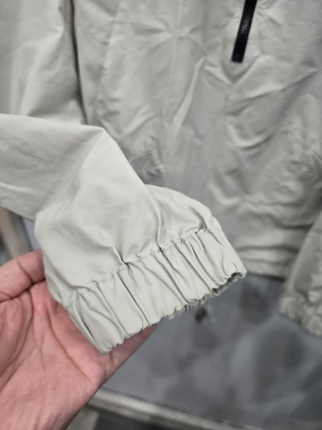 XS,85,크게나옴)) 피어오브갓 에센셜 반집업 바람막이 긴팔티셔츠! 상품이미지3