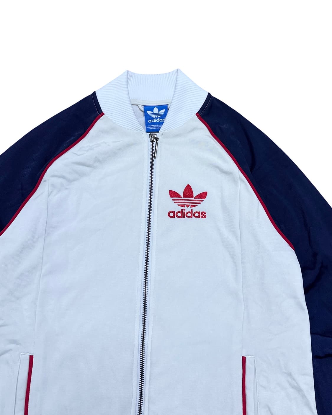 아디다스 화이트 네이비 슈퍼스타 져지 상품이미지2