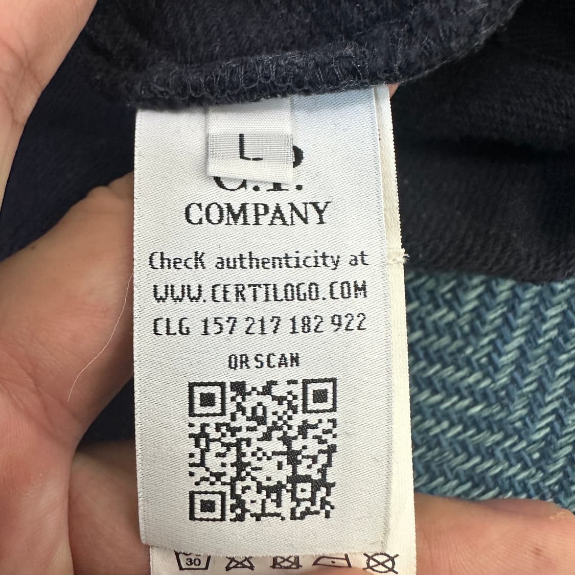 [L] 씨피컴피니 반집업 맨투맨 상품이미지5