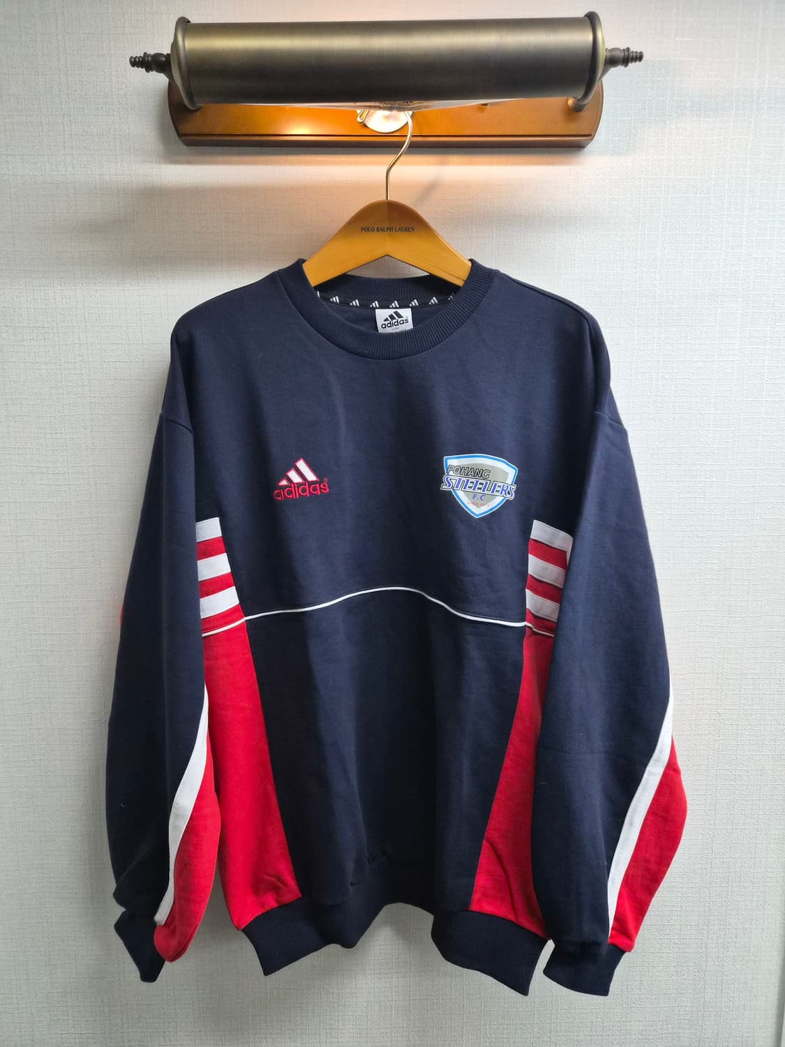 새제품 110) 아디다스 90's 포항 스틸러스 트레이닝 상의 팝니다 상품이미지2