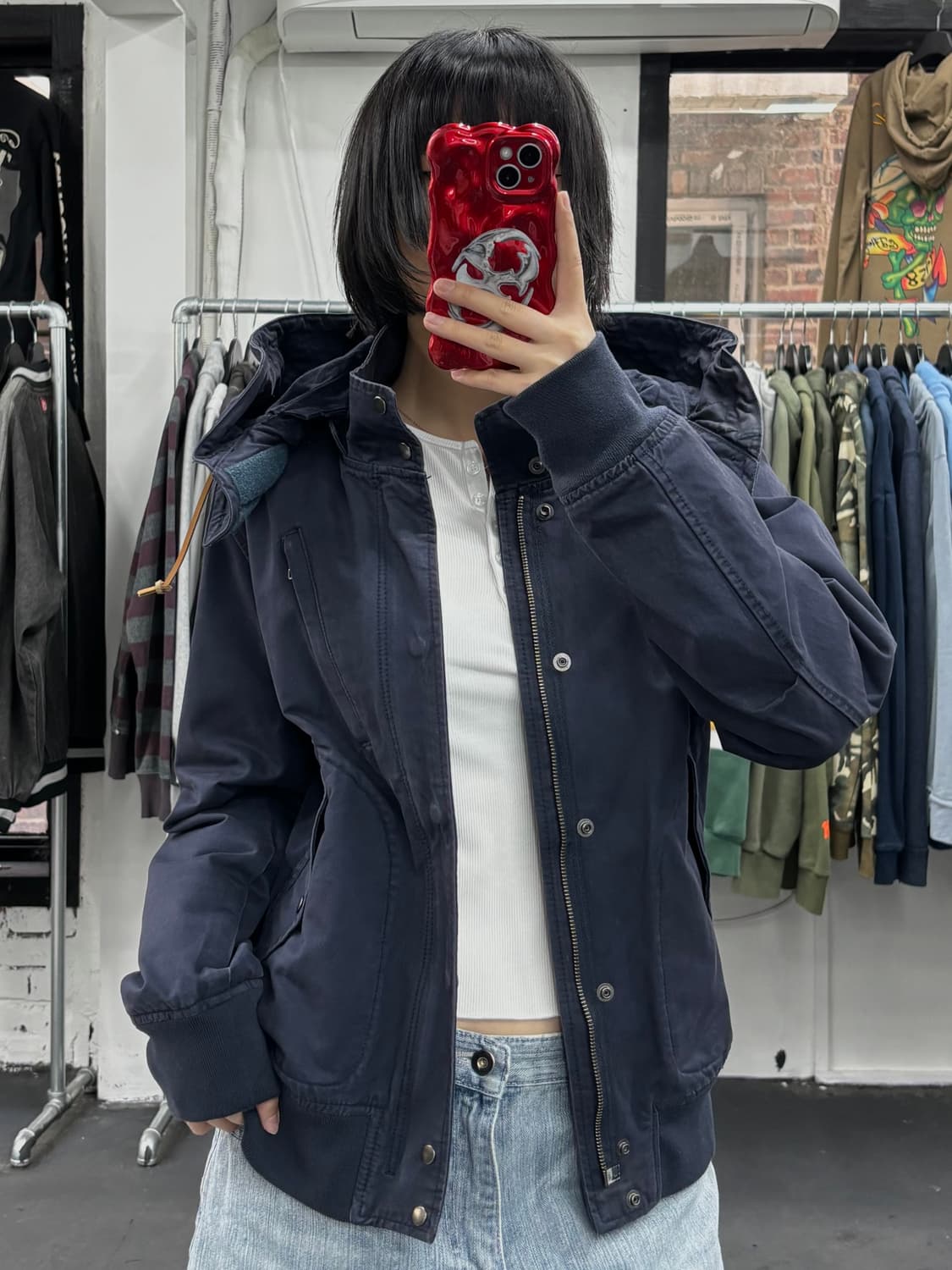 Beams 빔즈 후드 코튼 봄버 자켓 상품이미지2