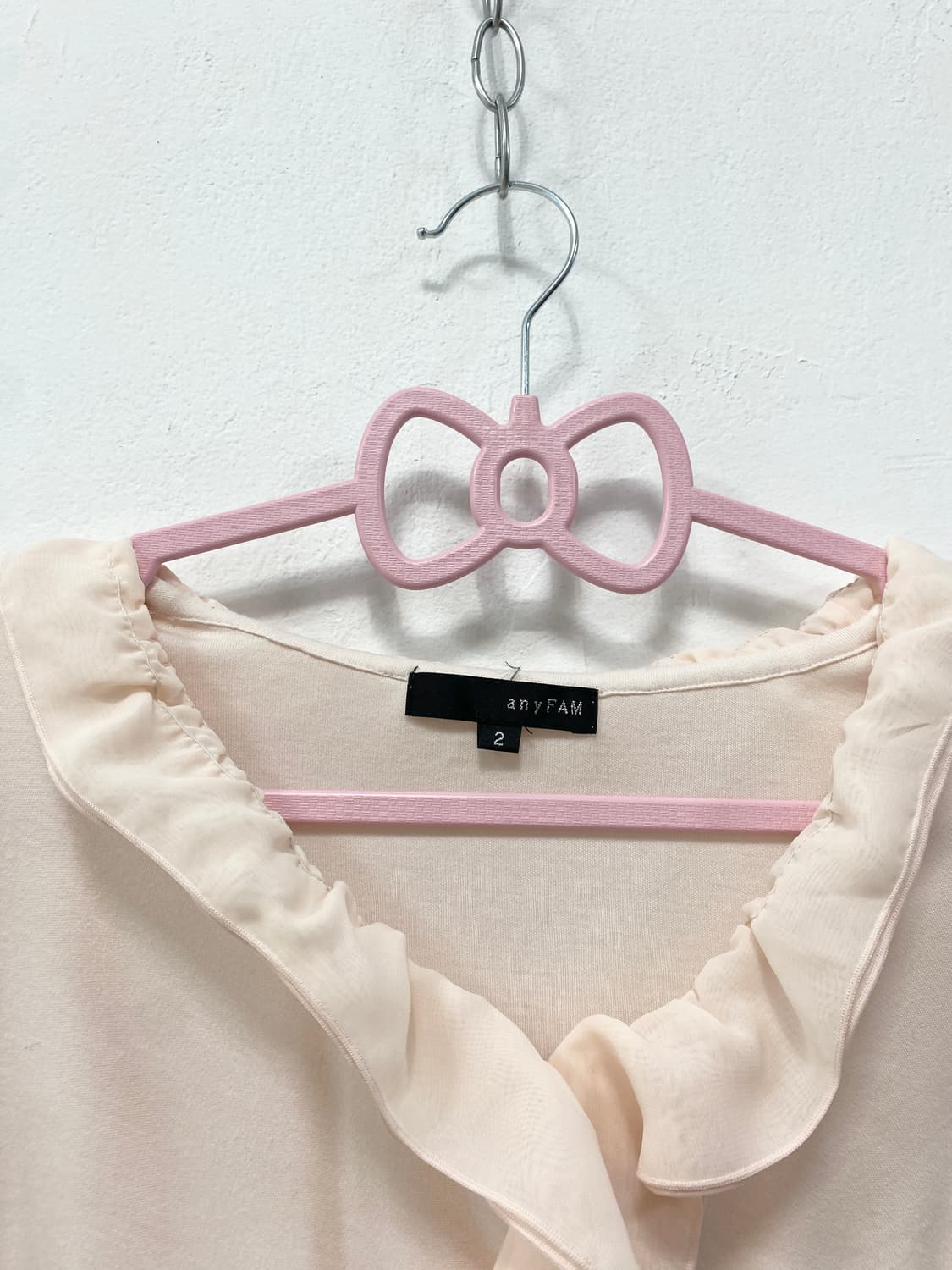 [ANY FAM] 로걀 핑크 레이스 롱슬리브 상품이미지7