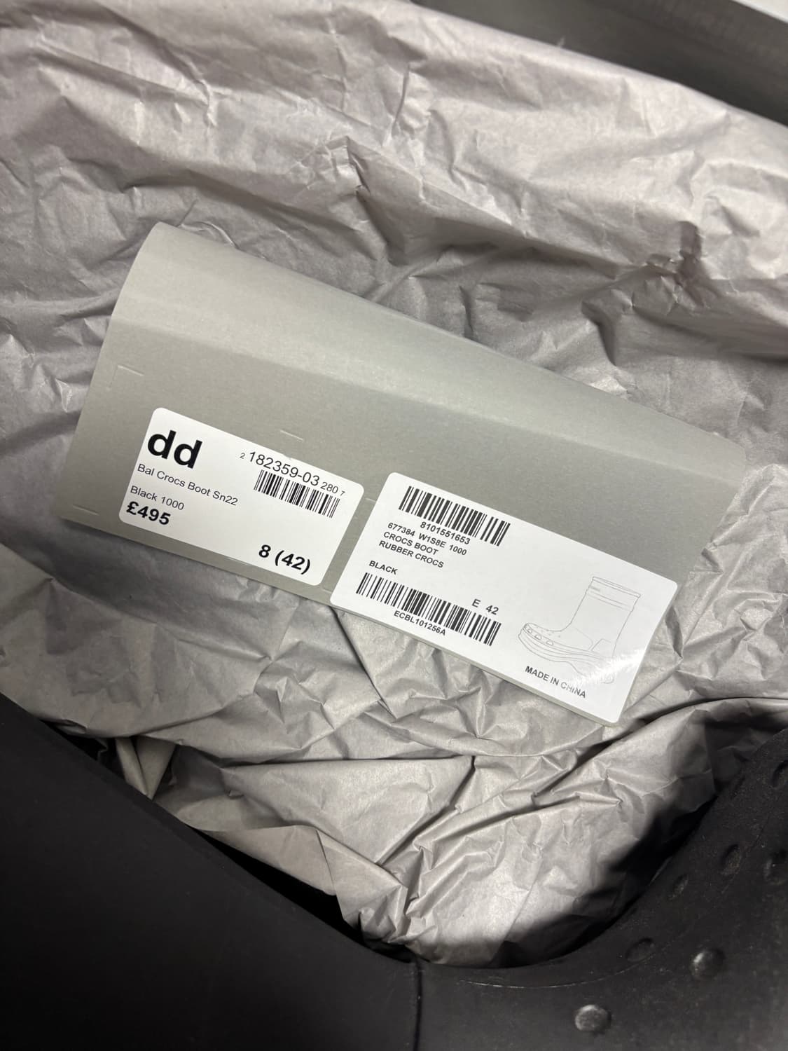 발렌시아가 크록스 블랙 42사이즈 상품이미지6