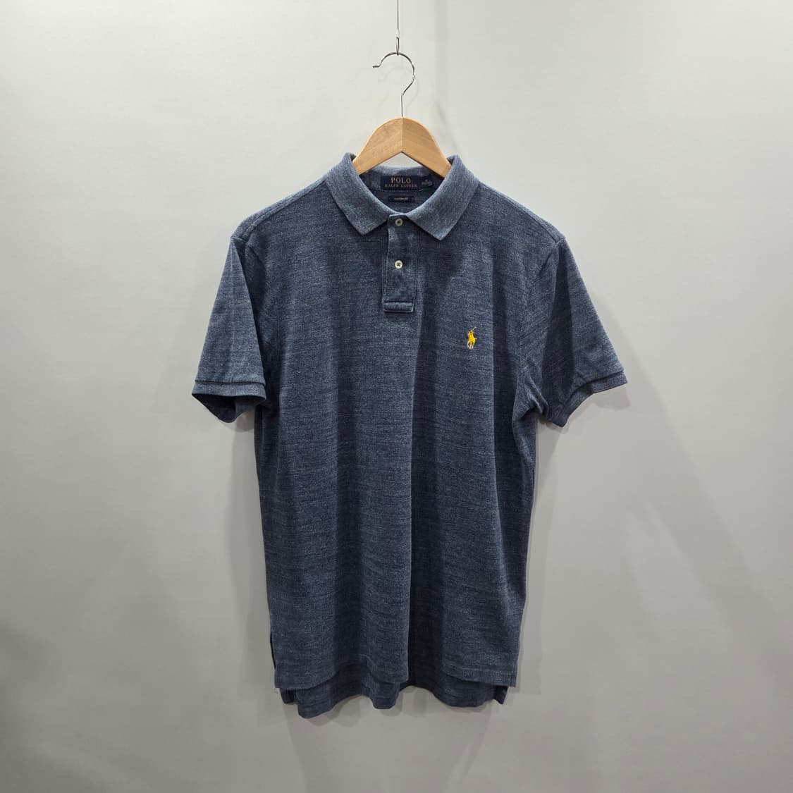폴로랄프로렌 피케 카라티 멜란지블루 M 상품이미지1